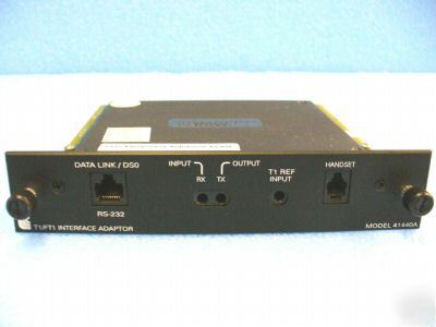 Acterna / ttc 41440A interface T1/FT1