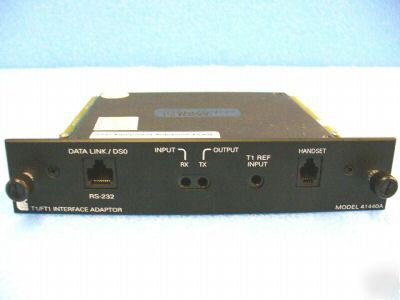 Acterna / ttc 41440A interface T1/FT1