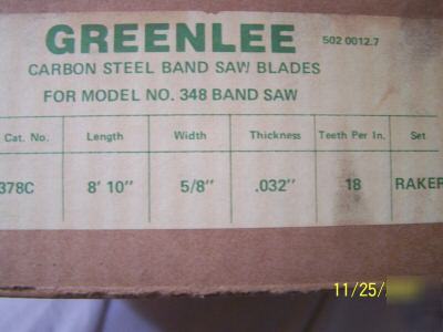 Greenlee band saw blades - 3 blades
