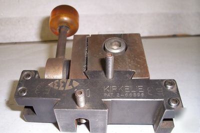 Kirkelie #100 quick change tool post 4 lathe w/ holders