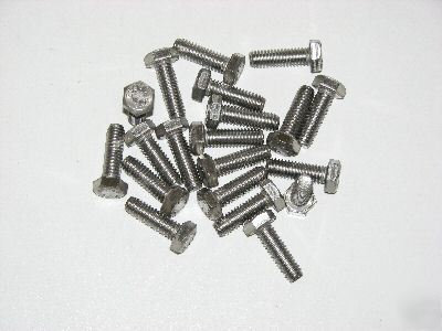 20 of 5/16-18 x 1 stainless steel hex head bolt cushman