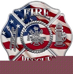 Firefighter decal reflective 2