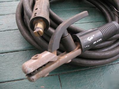 1/0 heavy duty welding cable / lead w/ electrode holder