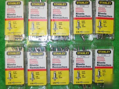 180 stanley blind rivets stainless steel 3/16