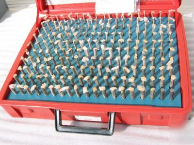 190 M1 .061- .250 plug pin gage set .0002