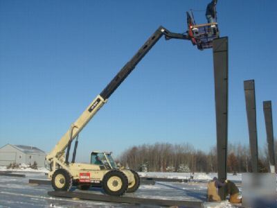 1999 ingersoll-rand vr-636 telescopic 4WD forklift