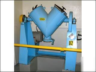 2 cu ft p-k twin shell blender, s/s,-26699