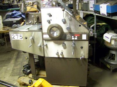 Abdick model 9840 offset printing press with powdar ii