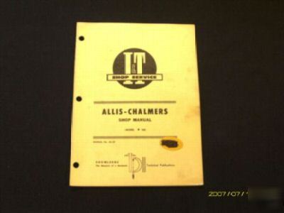 Allis chalmers i&t manual 160