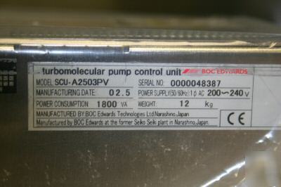 Boc edwards stp-A2503PV turbo pump controller