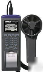 Extech 451181 datalogging/printing anemometer+psychrome
