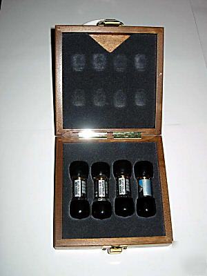 Hp agilent 11583A coaxial attenuators set w/ case -mint