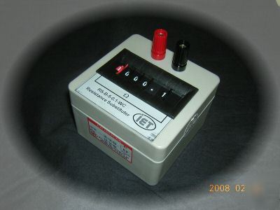 Iet resistance substituter decade resistor, to ~10 kohm