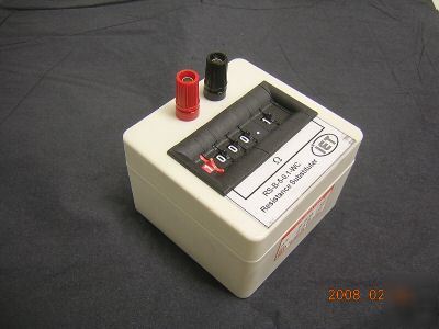 Iet resistance substituter decade resistor, to ~10 kohm