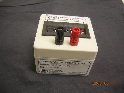 Iet resistance substituter decade resistor, to ~10 kohm