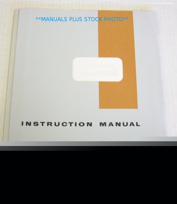 Kepco sn 488-122 op/service manual - $5 shipping 