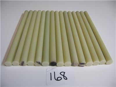 Phenolic G10 rods 15 pieces 3/8 inch diameter 168