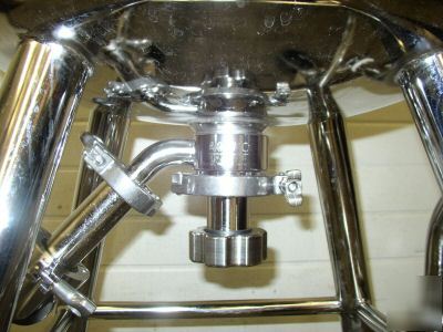Stainless steel pharmaceutical reactor / mixing tank ?