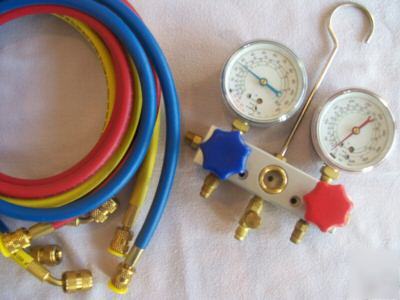 Tif 9500 aluminum manifold gauge set 