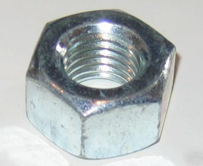 New 3/4-10 heavy hex nut stud nut zinc lot of 100 