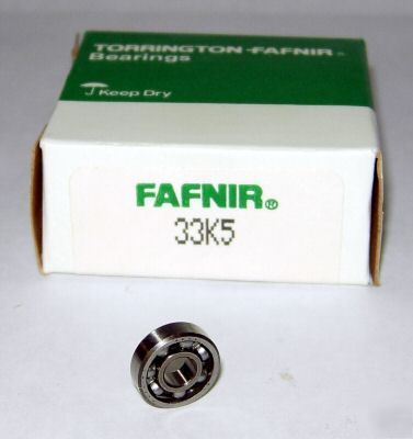 New fafnir 33K5 open ball bearing 3/16