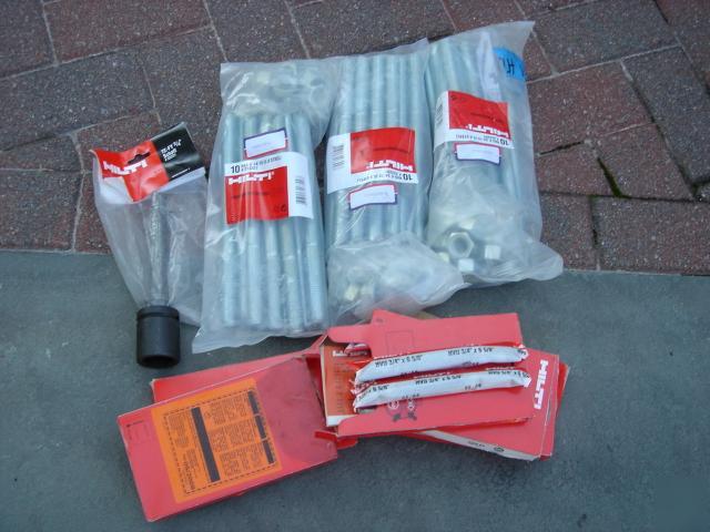 New lot 30 hilti hva adhesive anchor system 