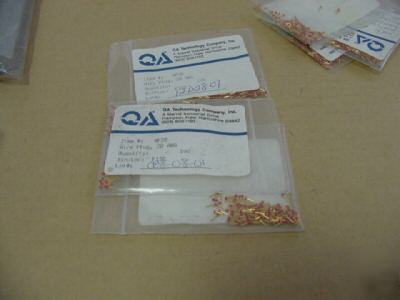 New qa technology WP28 wire plug, 28 awg gold qty 900 >