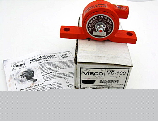 New vibco vs-130 pneumatic air turbine vibrator 