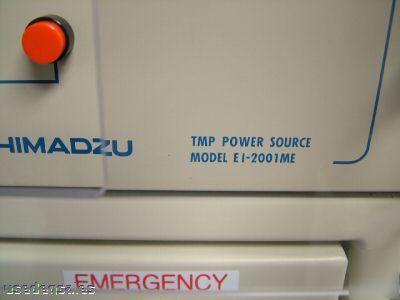 Hitachi m-308ATE utility box shimadzu tmp power sources