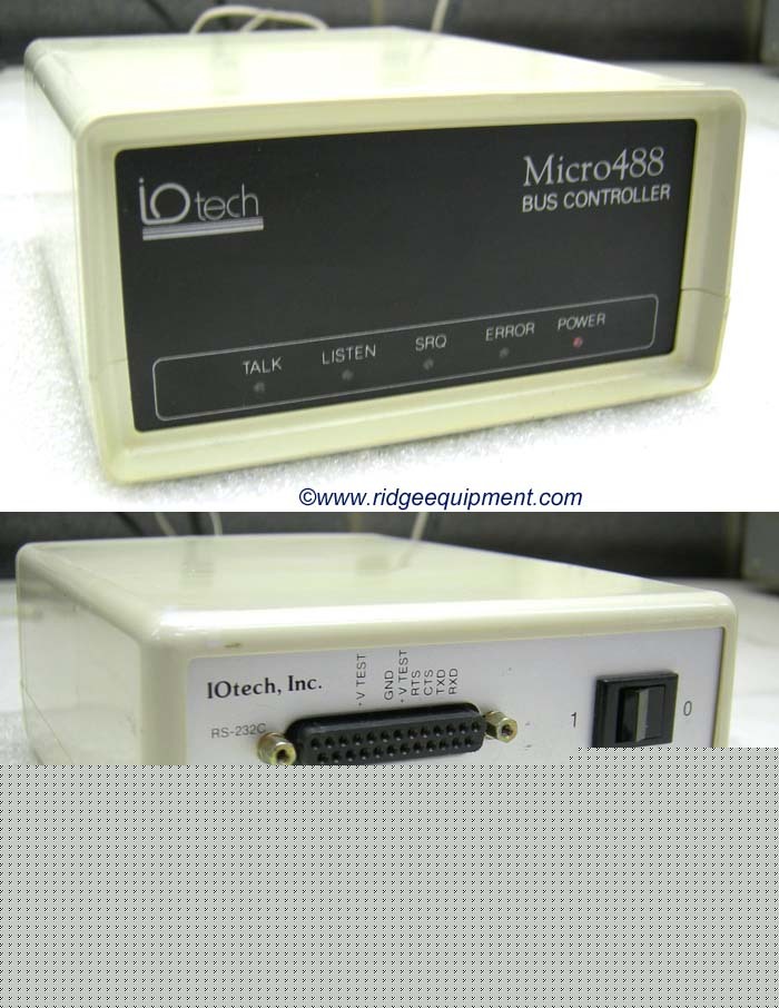 Io tech MICRO488A bus controller