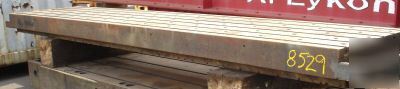 Planer t-slotted table with stops 36X169