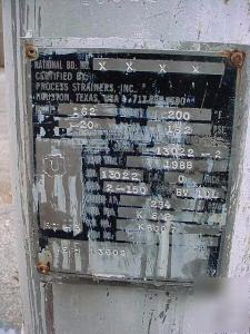 Stainless steel basket filter process strainers j l m