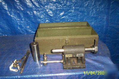 Weldon endmill sharpening fixture in case milling mill 