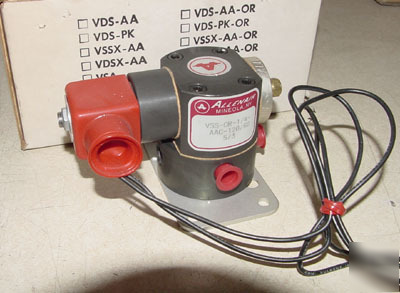 New allen air pneumatic valve vss-or-1/4-aac-120/60 