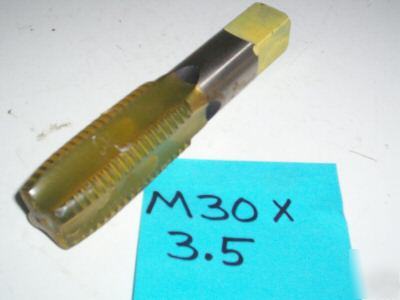 New h.w. co. metric tap M30 x 3.5 plug 4 fl usa nos 