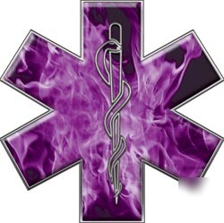 Emt ems mfr medic decal reflective 2