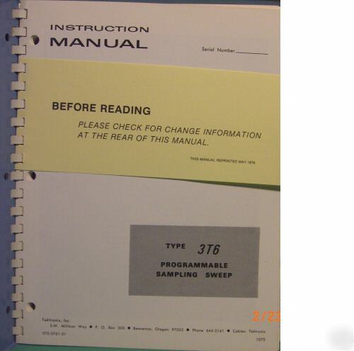 3T6 programmable sampling sweep - includes schamtics -