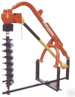 Bush hog 2102, 3PT 3 point post hole digger & 9