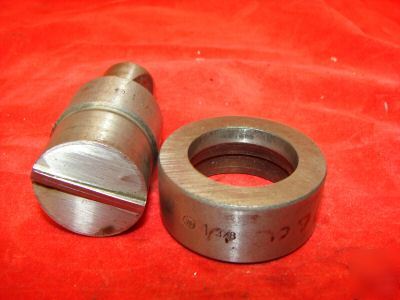 Diacro roper whitney round punch die 1 3/8 set