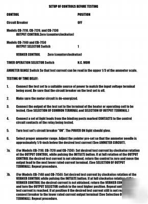 Instruction manual -- multi-amp cb-7100 series