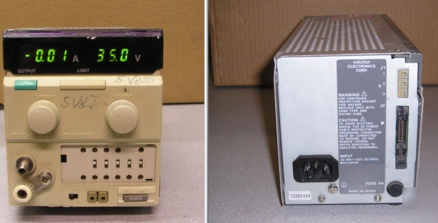 Kikusui pmc-a PMC35 0-35V 1A power supply parts repair