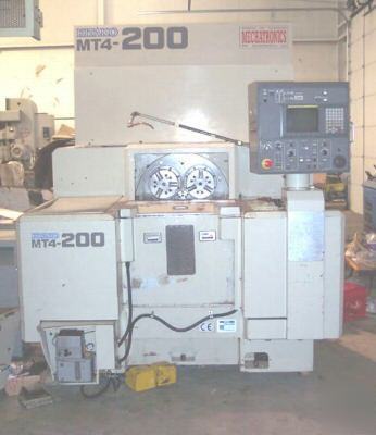 Kitako MT4-200 4 chuck 2 spindle/turret cnc lathe 4261