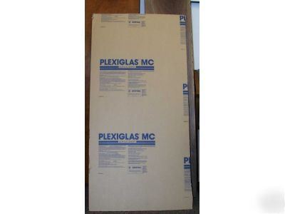 New 1/8 inch clear acrylic sheet 40 x 36 