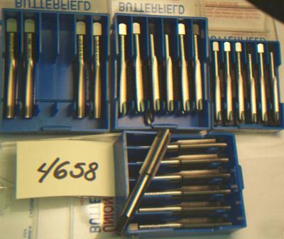 New (35) union butterfield taps mics,assortment s.point