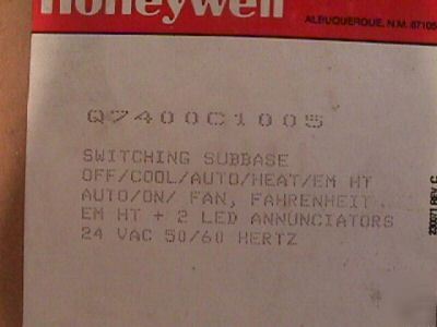 New honeywell Q7400C1005 sub-base Q7400 thermostat hvac 