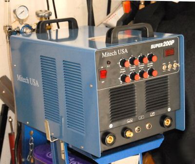 New super 200P aluminum inverter pulse tig welder~CUT50~ 