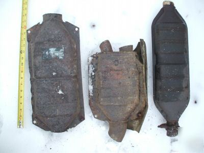 Scrap catalytic converters platinum