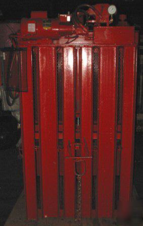 Verticle hydraulic recycling baler/bailer compactor 36