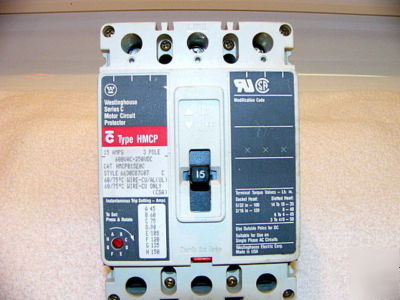 Westinghouse series c motor circuit protector 15AMP