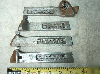 Williams lathe tool holder set cut-off south bend atlas
